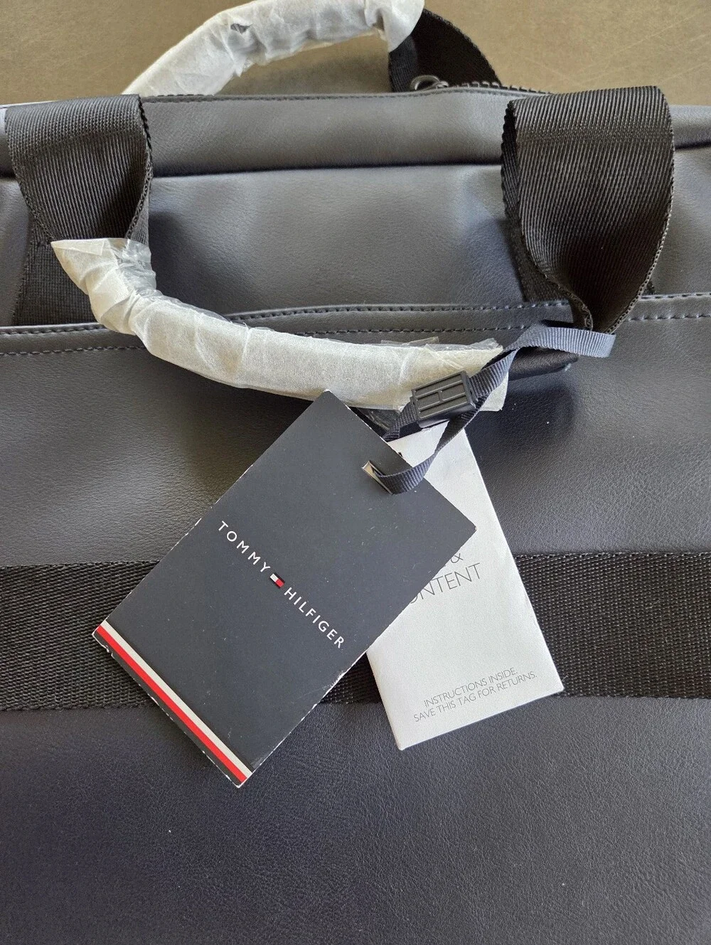 Tommy Hilfiger Men's Logo Computer Bag NWT $139